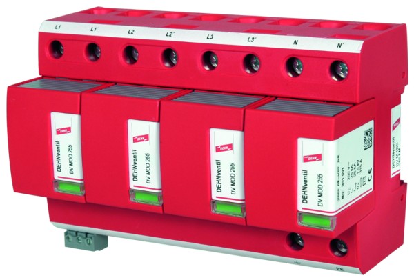 Ogranicznik przepięć B+C 4P 25kA 1.5kV Ogranicznik przepięć B+C 4P 25kA 1.5kV