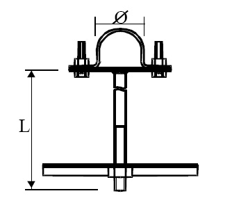 Uchwyt kabla fi - 25/E