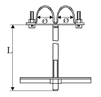 Uchwyt kabla fi - 25/E