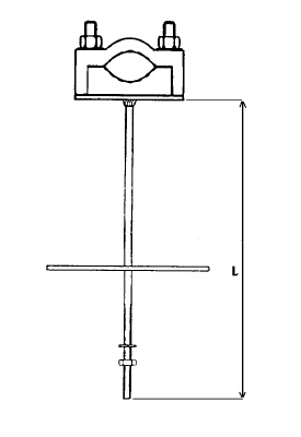 Uchwyt kabla fi - 25/E