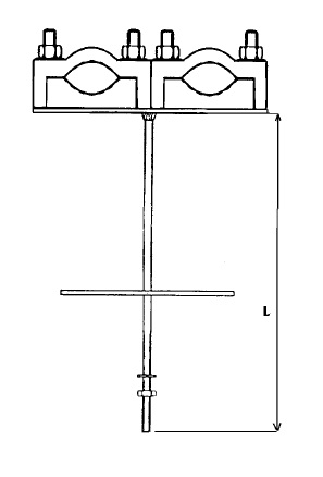 Uchwyt kabla fi - 25/E