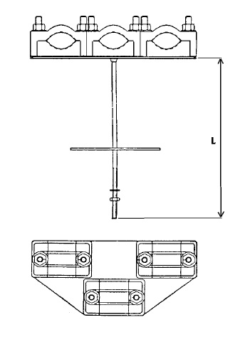 Uchwyt kabla fi - 25/E